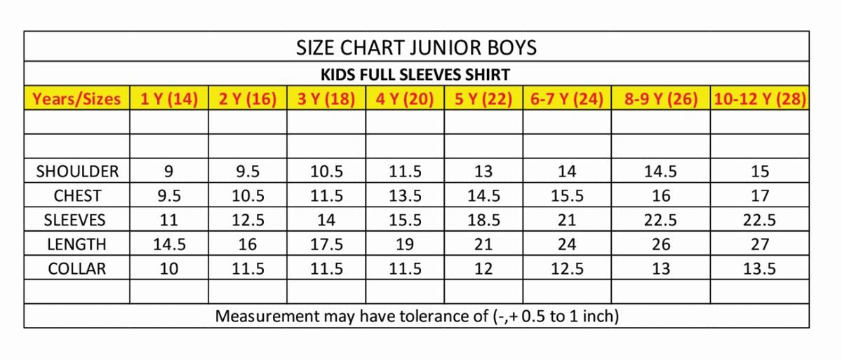 Boys Plain ShirtS