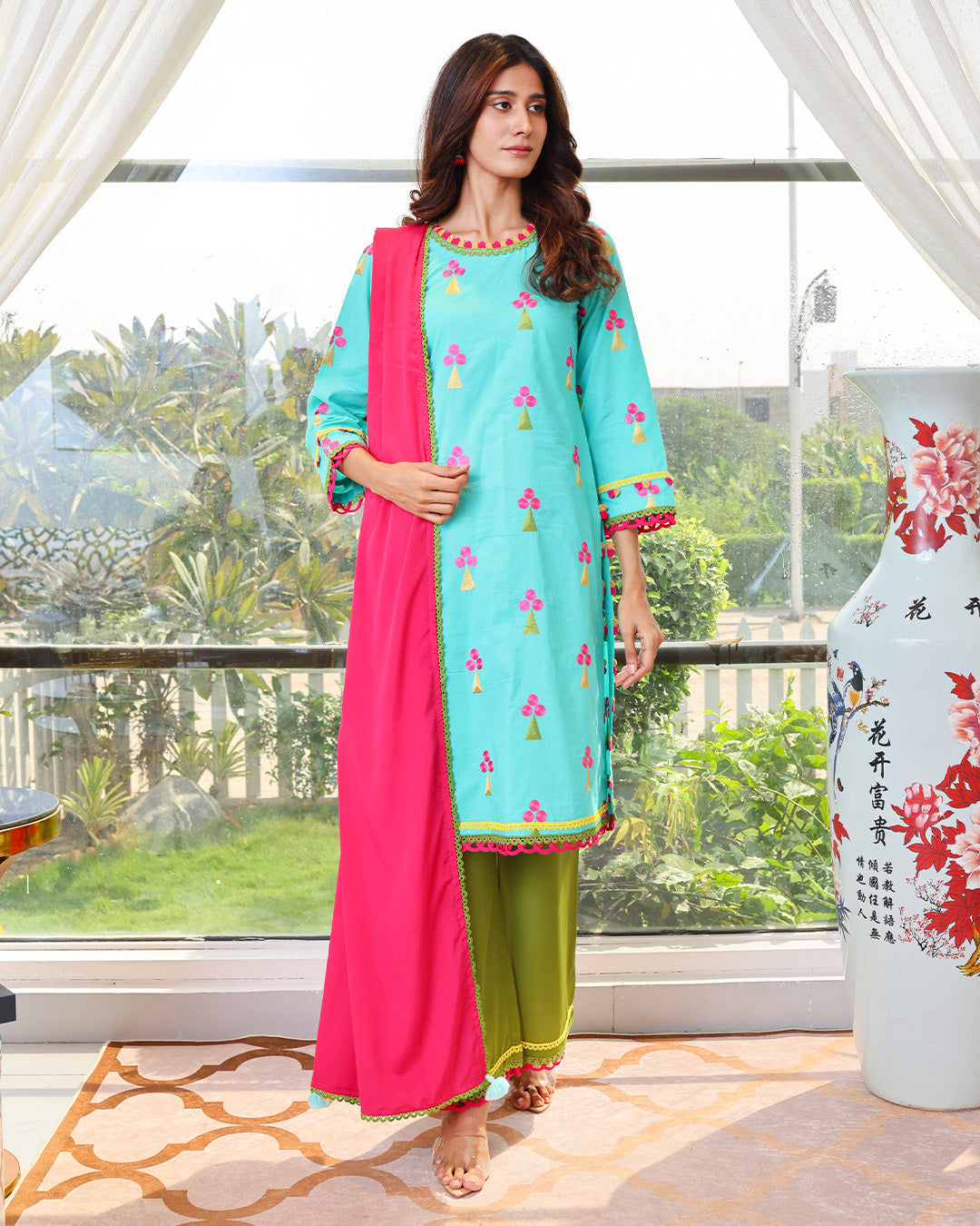 Stylish Women's Embroidered Kurta