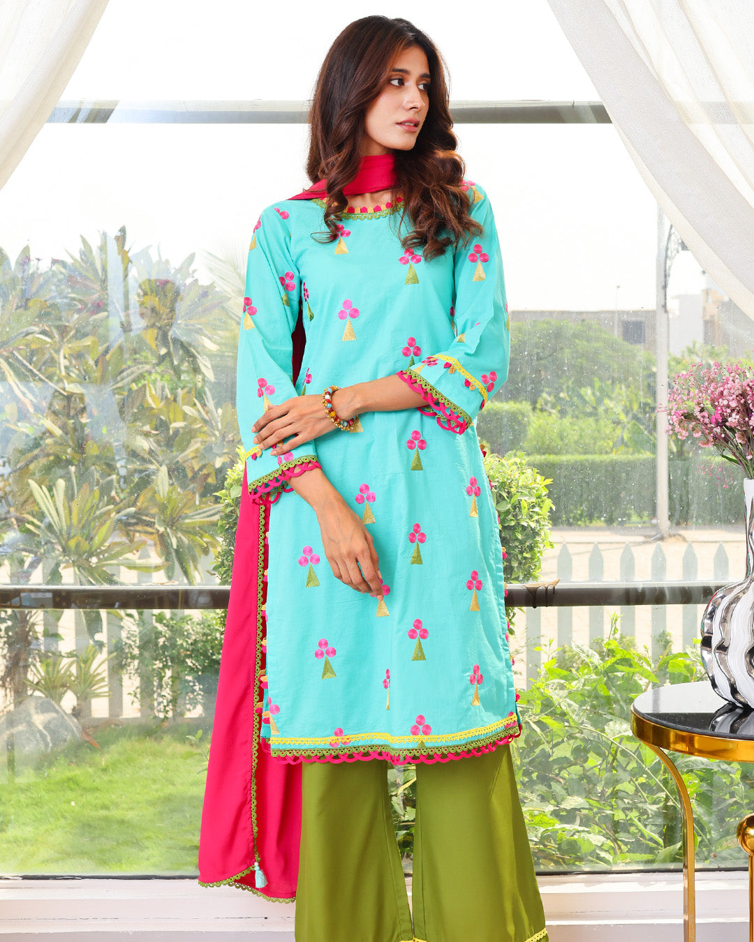 Stylish Women's Embroidered Kurta