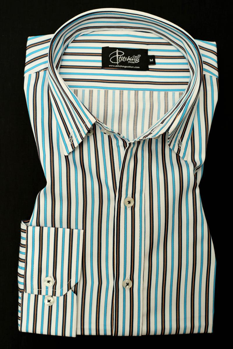 Men Casual Shirt Stripe