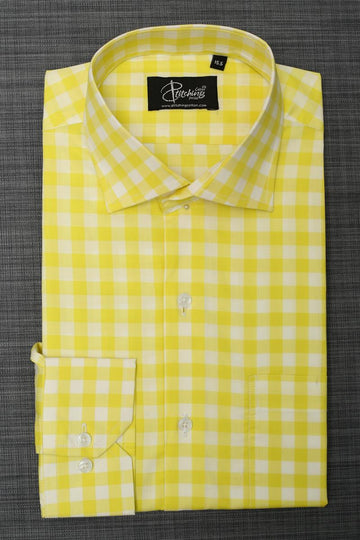 Men Formal Shirt Check