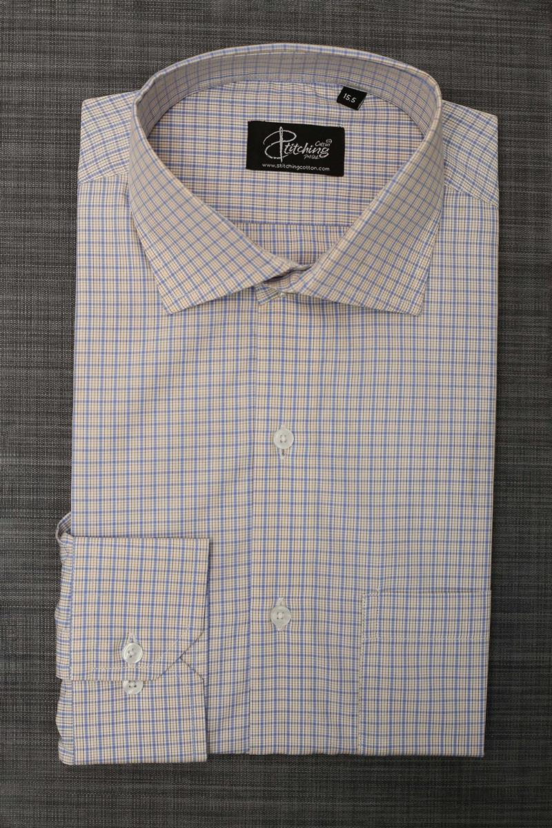 Men Formal Shirt Check