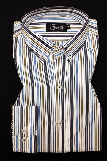 Men Casual Shirt Stripe