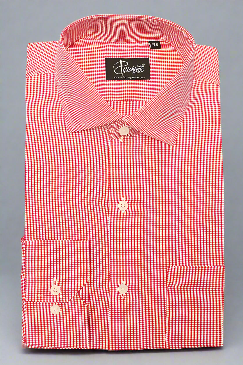 Men Formal Shirt Check