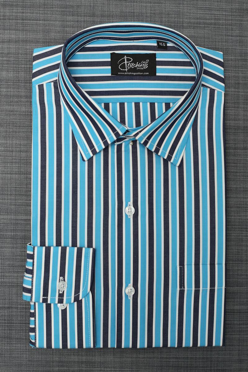 Men Formal Shirt Stripe