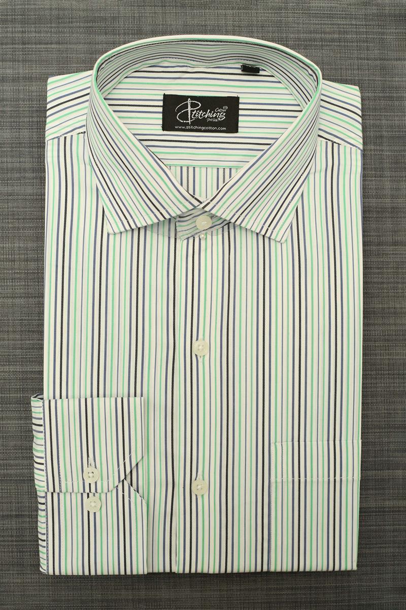 Men Formal Shirt Stripe