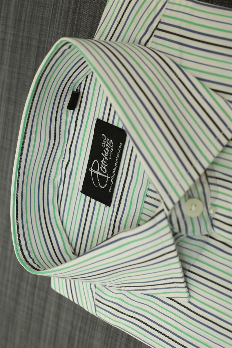 Men Formal Shirt Stripe