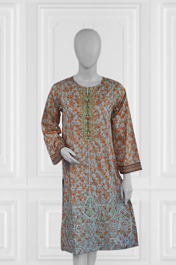 Embroidery Printed  Kurti