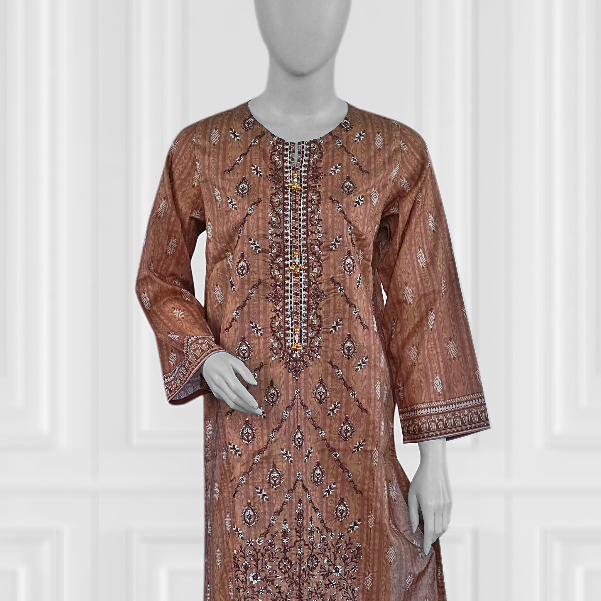 Embroidery Printed  Kurti