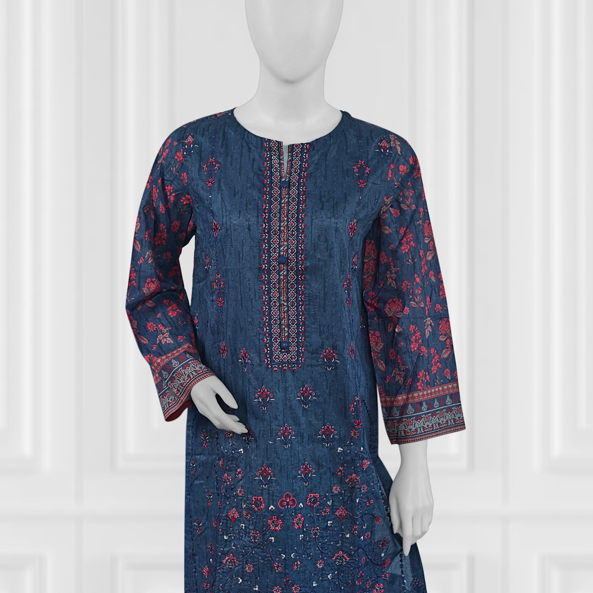 Embroidery Printed  Kurti