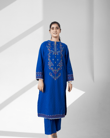 Women Embroidered 2 Pcs Suit