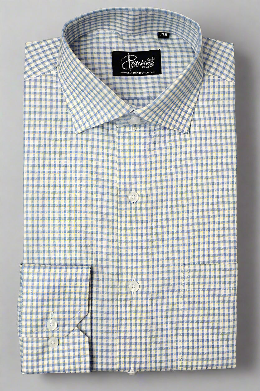 Men Formal Shirt Check